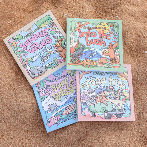 Not One, but FOUR Colouring Books Hit Shelves