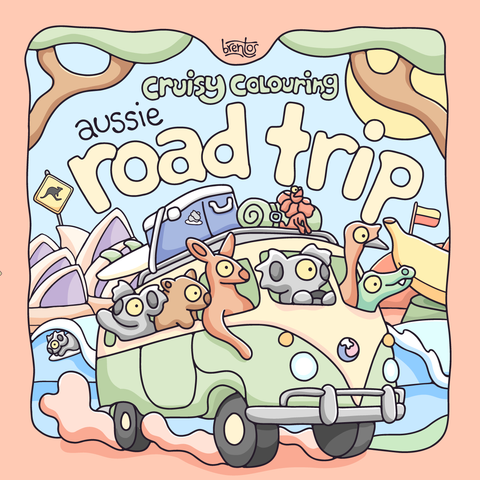 Cruisy Colouring: Aussie Road Trip