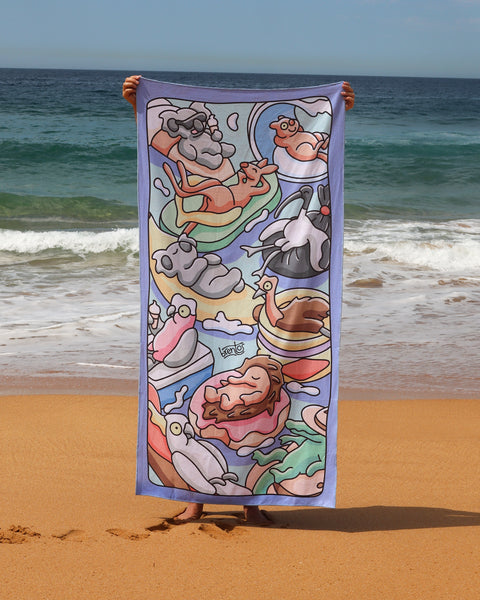 Pool Party Beach Towel