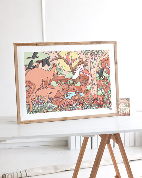 Deserts Art Print