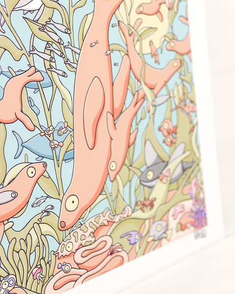Kelp Forests Art Print
