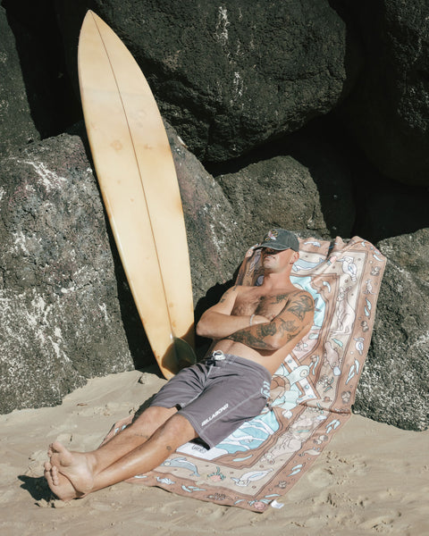 Land and Sea Beach Towel