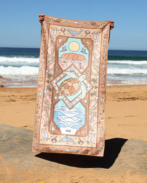 Land and Sea Beach Towel