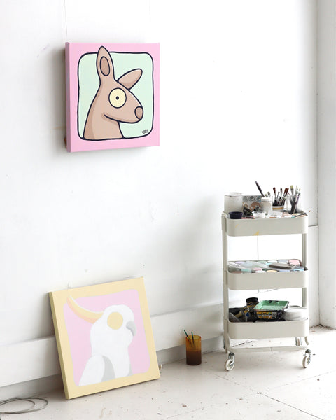 Portrait of a Kangaroo Original Artwork