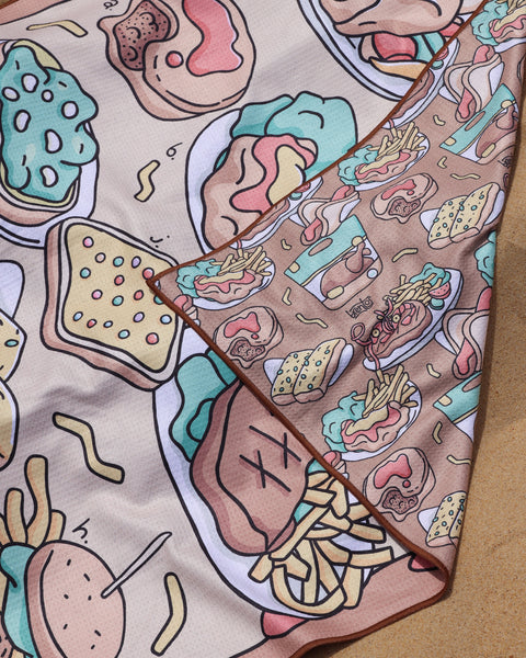 Feeds of Australia Beach Towel
