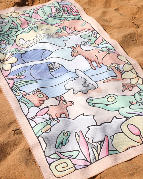 Studio Last Paradise Beach Towel