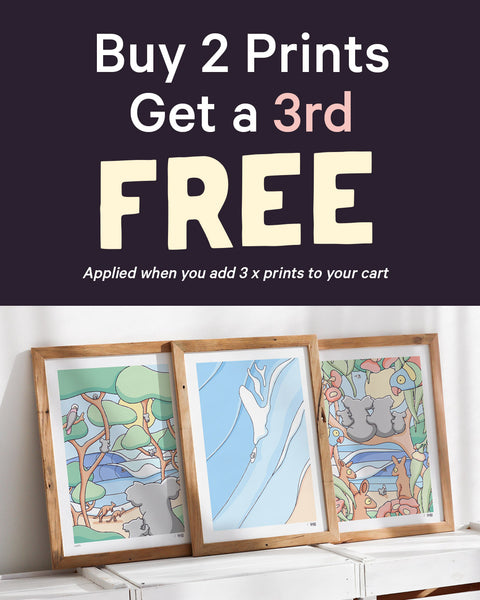 Create Your Own Kookaburra Family Print