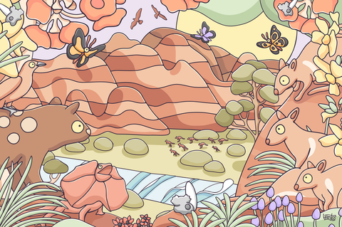 Purnululu Art Print (Landscape)