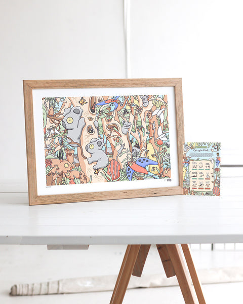 Coastal Forests Art Print