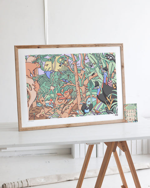 Tropical Rainforests Art Print