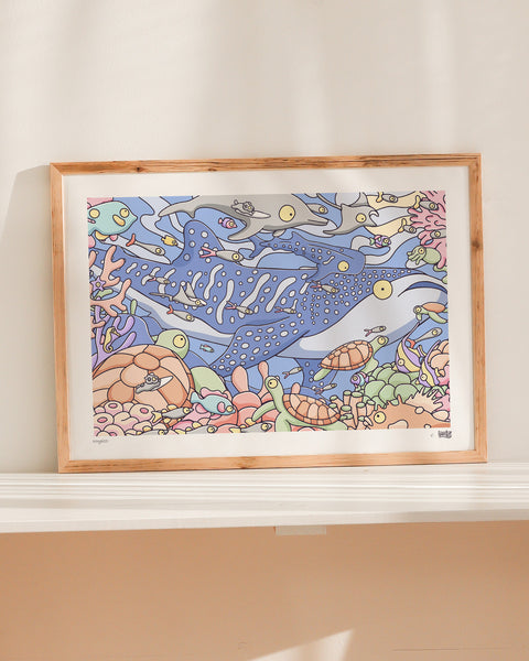 Ningaloo Art Print (Landscape)