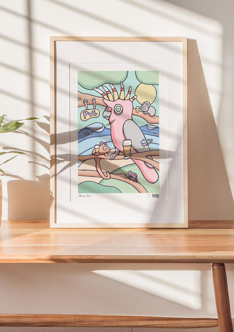Bush Pub Art Print