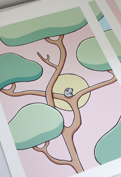 Dreaming Koala Art Print