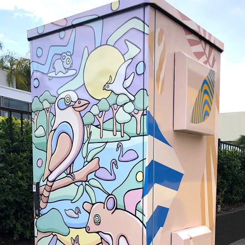 Manly Vale Box Mural
