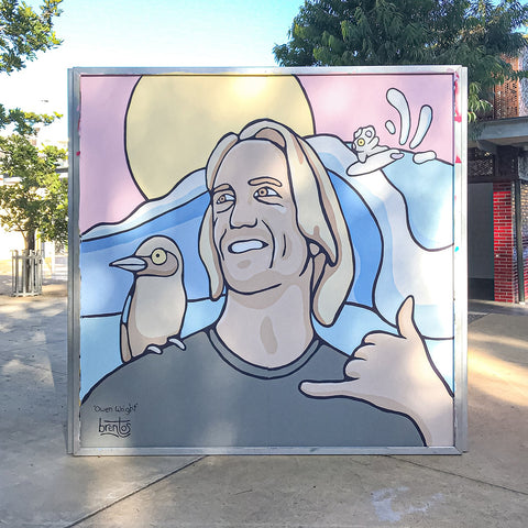 Owen Wright WSL Mural