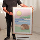 Echidna Beach Art Print