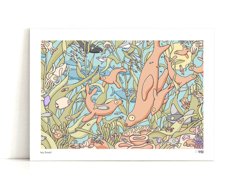 Kelp Forests Art Print