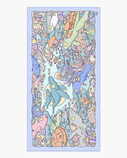 Coral Reefs Beach Towel