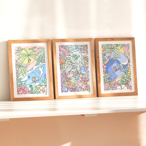 Colour Lovers Print Trio