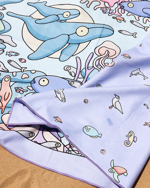 Coral Reefs Beach Towel