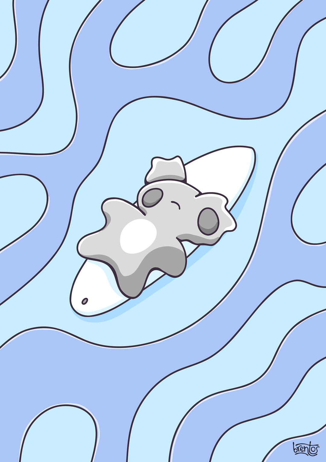 Chill Art Print - Brentos