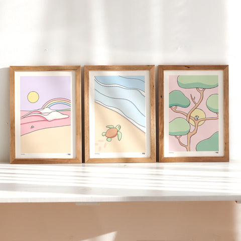 Chill Vibes Print Trio