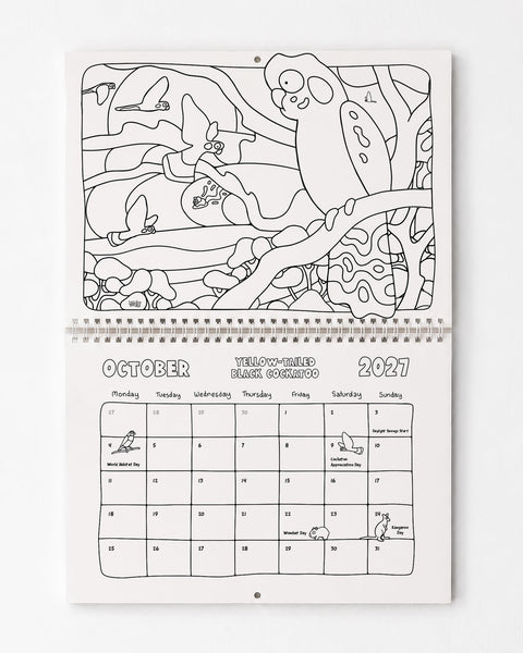 2027 Calendar (Colouring Edition)