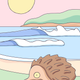 Echidna Beach Art Print