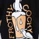 Frothy Cocky Black Tee