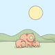 Create Your Own Wombat Family Print