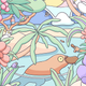 Platy Paradise Art Print
