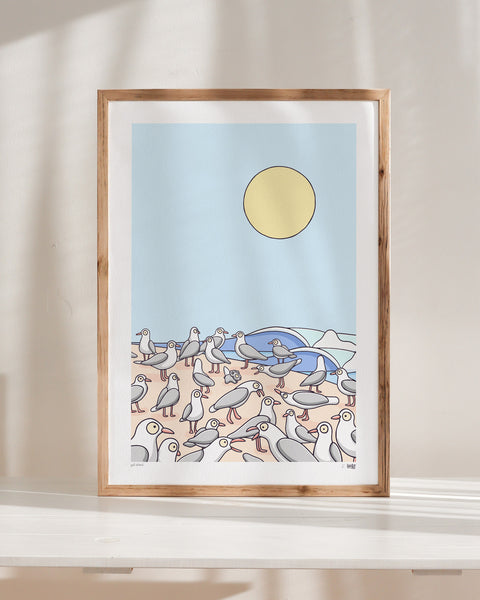 Gull Island Art Print