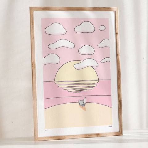 Sandy Sunsets Print Trio