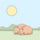 Create Your Own Wombat Family Print