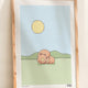Create Your Own Wombat Family Print
