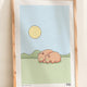 Create Your Own Wombat Family Print