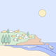 Whale Beach Art Print