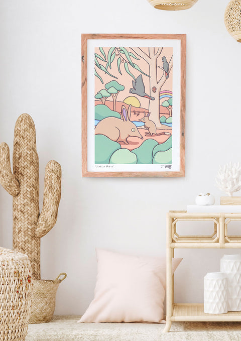 Outback Bilbies Art Print