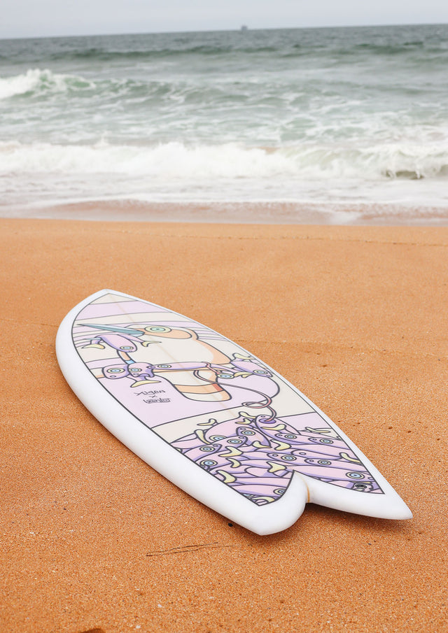 The Kingfisher 5'10 Twin Surfboard Brentos
