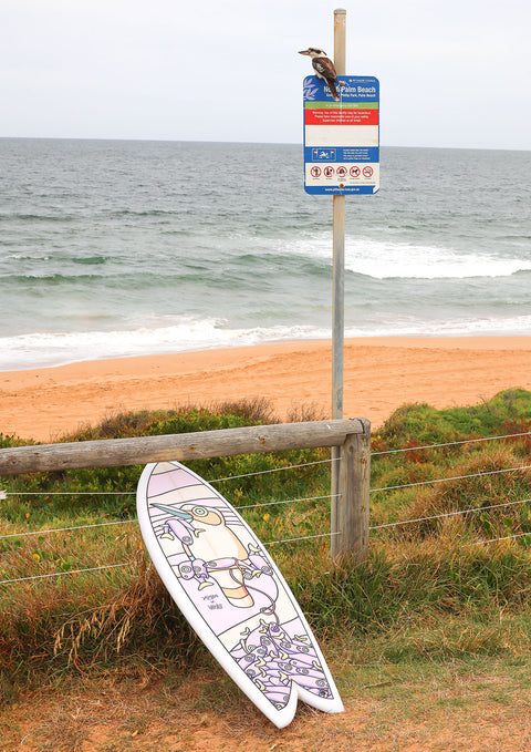 Yugen x Brentos Kingfisher Twin 5'10 Surfboard