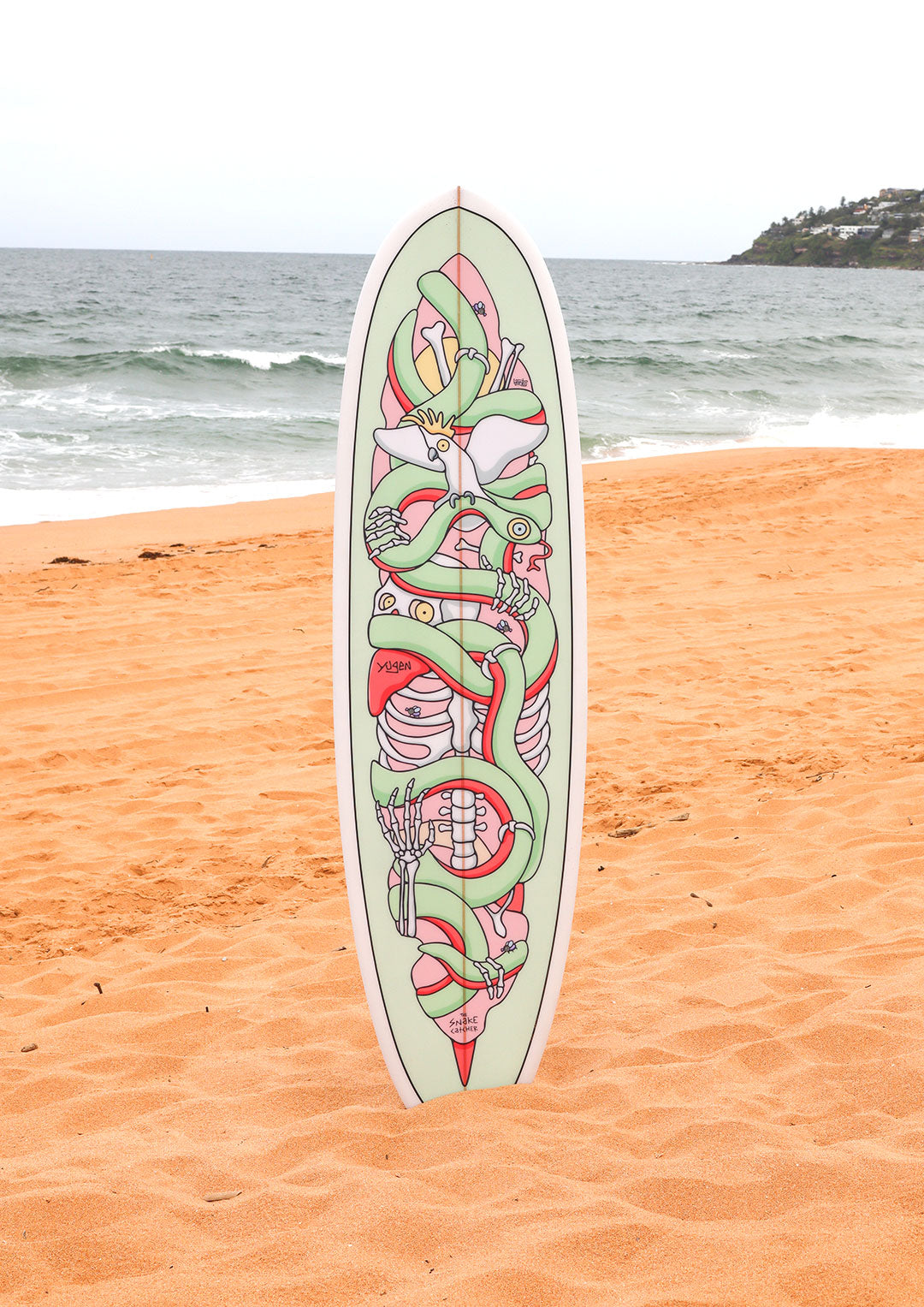 The Snake Catcher Single Fin Surfboard Brentos