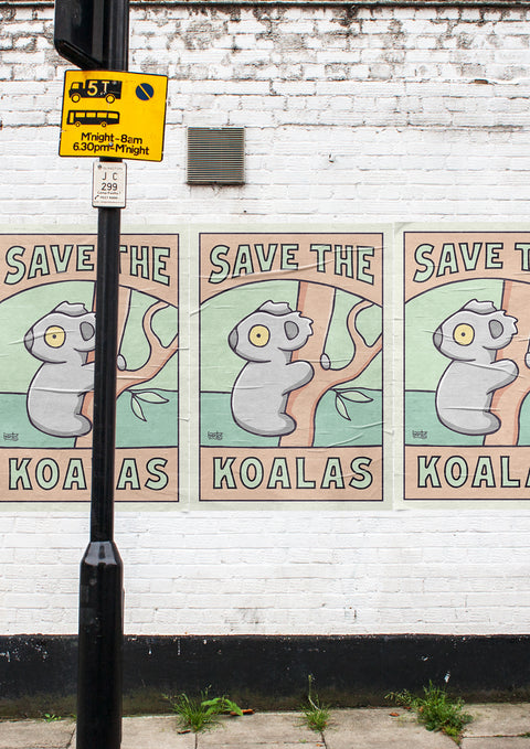 Save The Koalas Poster