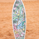 Yugen x Brentos Pastel Paradise 5'8 Quad Surfboard