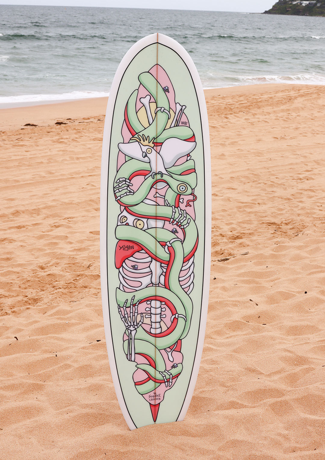 The Snake Catcher Single Fin Surfboard Brentos