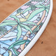 Yugen x Brentos Pastel Paradise 5'8 Quad Surfboard