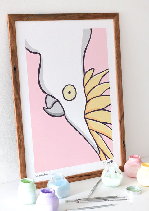 Cockatoo Art Print