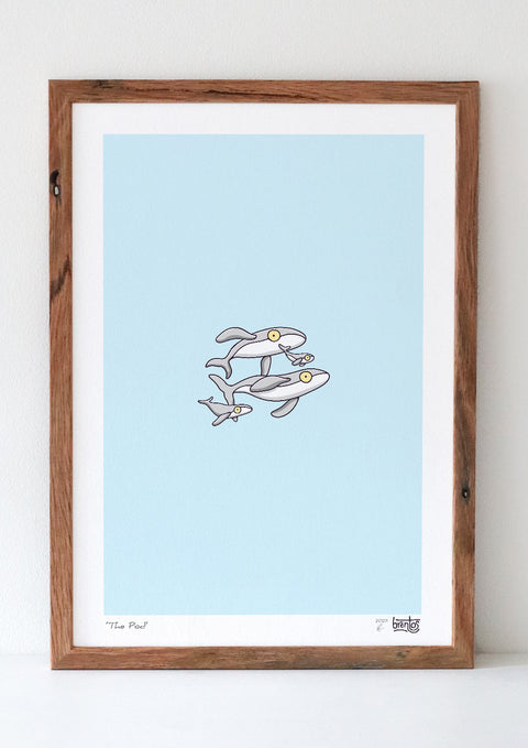 Create Your Own Whale Family Print