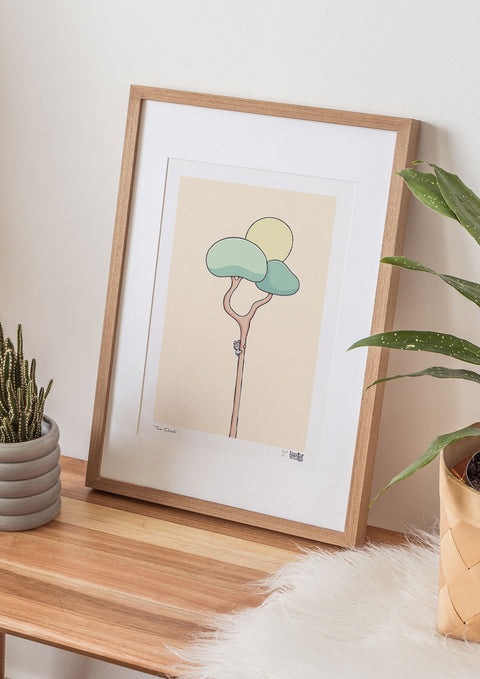 The Climb Koala Art Print