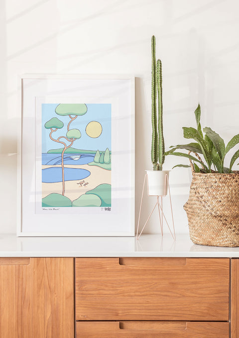 Mona Vale Beach Art Print