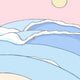 Pitted Surfing Koala Print